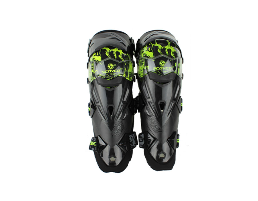 Наколенники шарнирные Scoyco K12 зеленые
