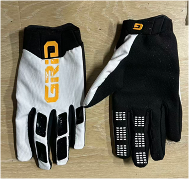 Мотоперчатки GRID Easy Белый/Черный Размер S