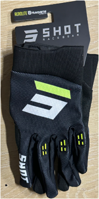 Мотоперчатки Shot Lite Черный/Салатовый Размер S