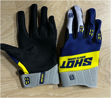 Мотоперчатки Shot Lite Синий/Серый Размер M