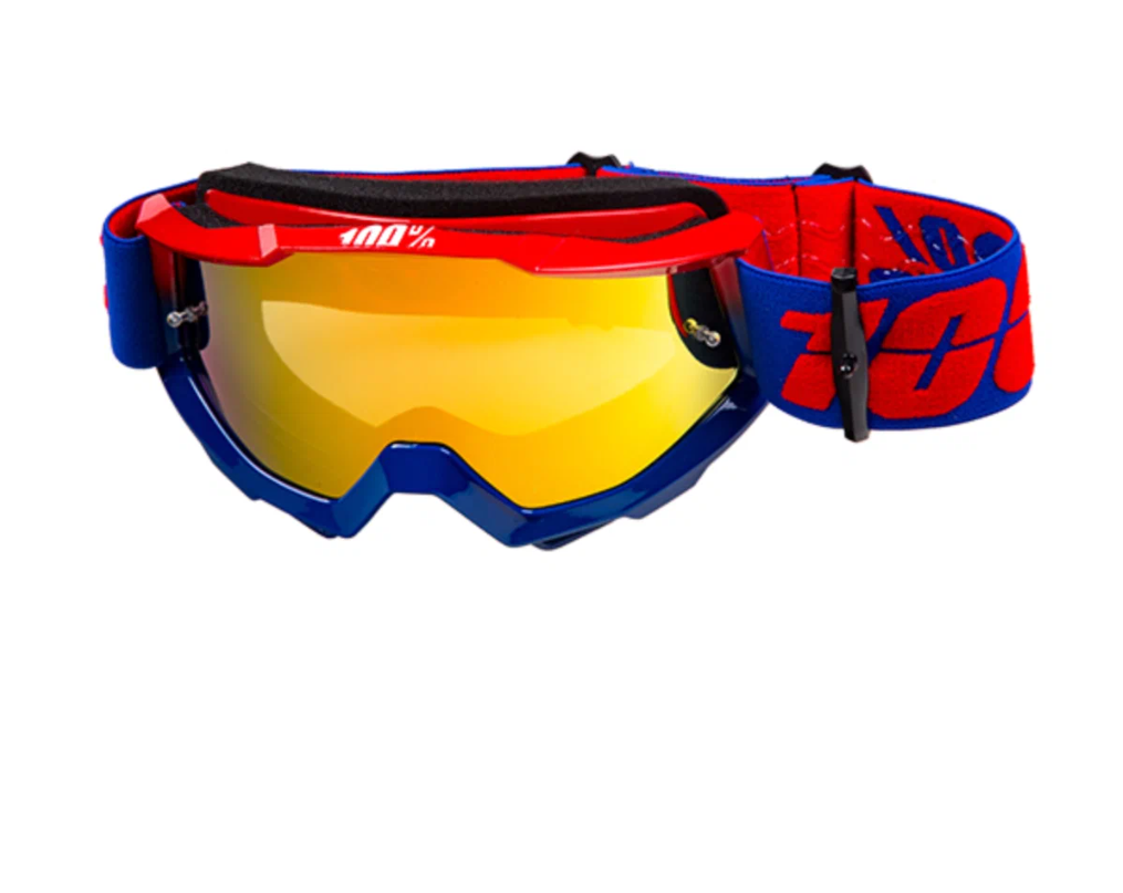 Очки кроссовые 100% STRATA MX Replica Blue-Red