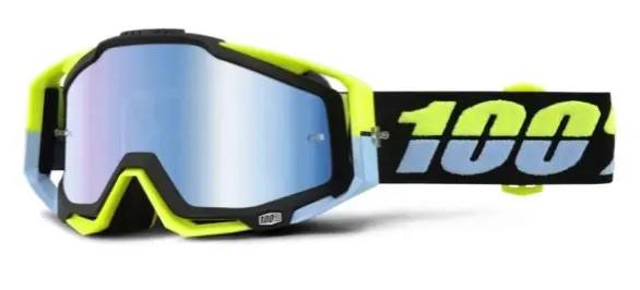 Очки кроссовые 100% STRATA MX Replica Grey-Yellow