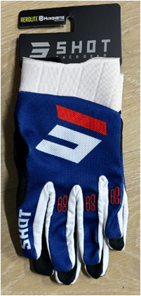 Мотоперчатки Shot Lite Синий/Белый Размер L
