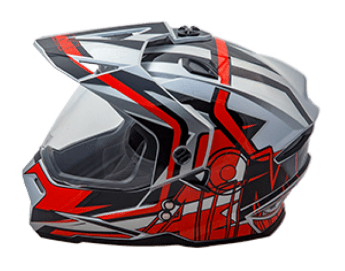 Шлем AiM JK802S Red/Grey/Black, XL