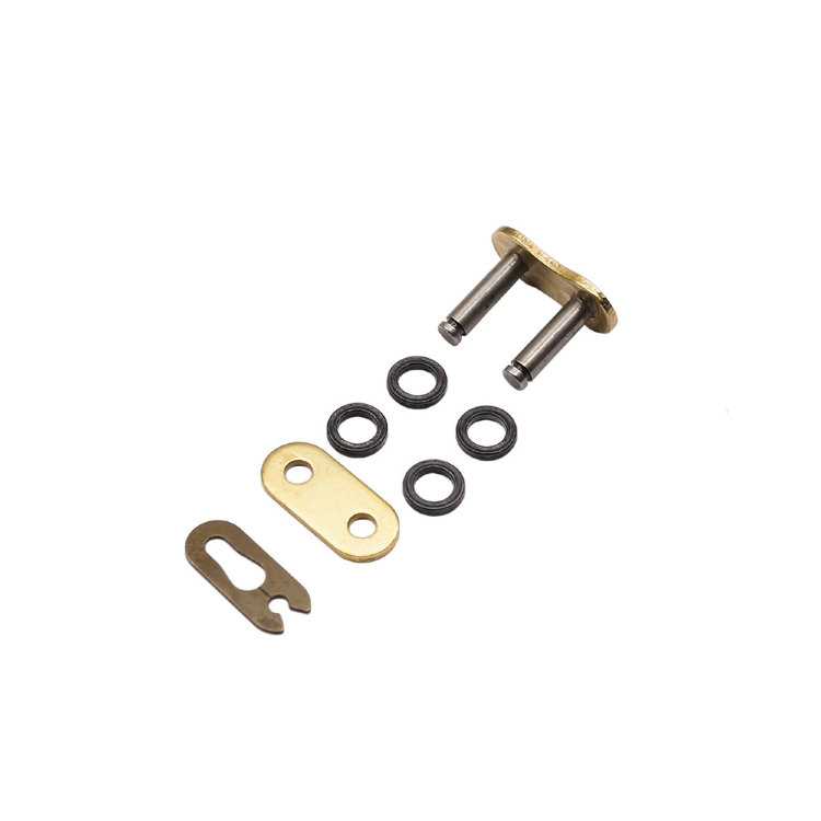 Замок цепи 428 сальниковый золотой