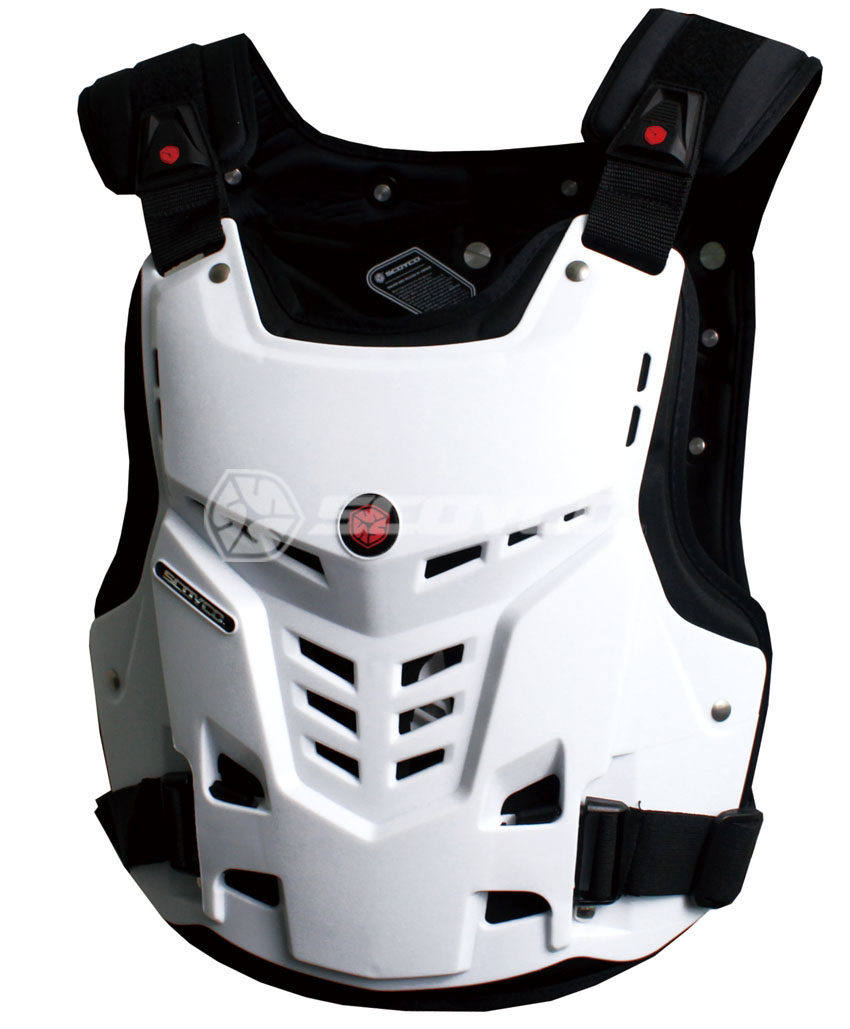 Защита тела (панцирь) белая Scoyco AM05 XL