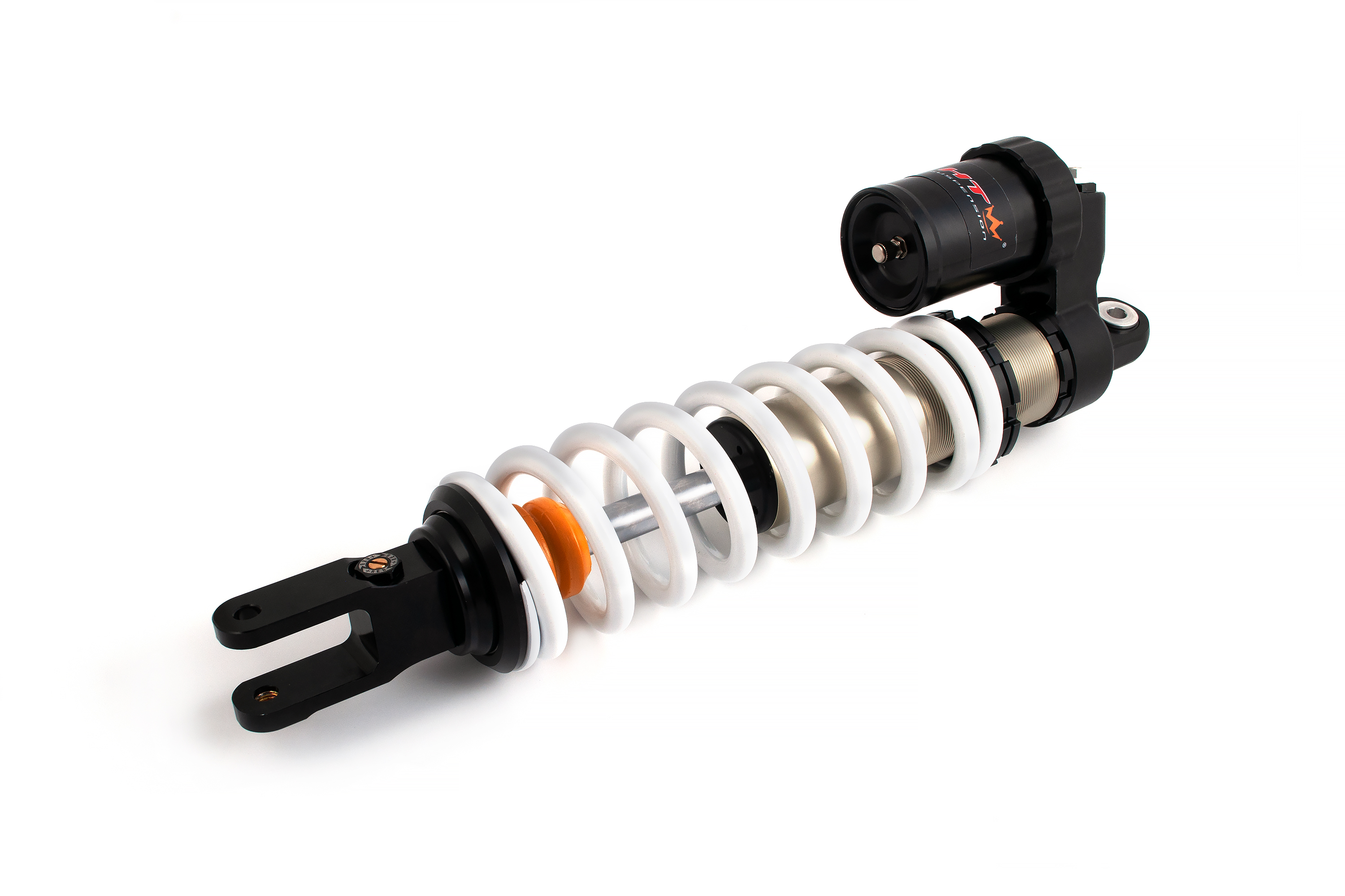 Амортизатор задний для эндуро мотоцикла HT 480mm тип KTM 17-23 (рама K8) OTOM (вилка 20мм)