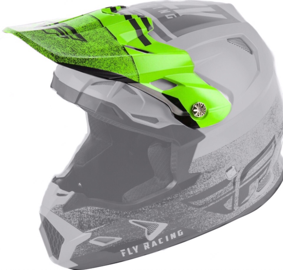 Козырек для шлема FLY TOXIN EMBARGO зеленый/черный (2019)