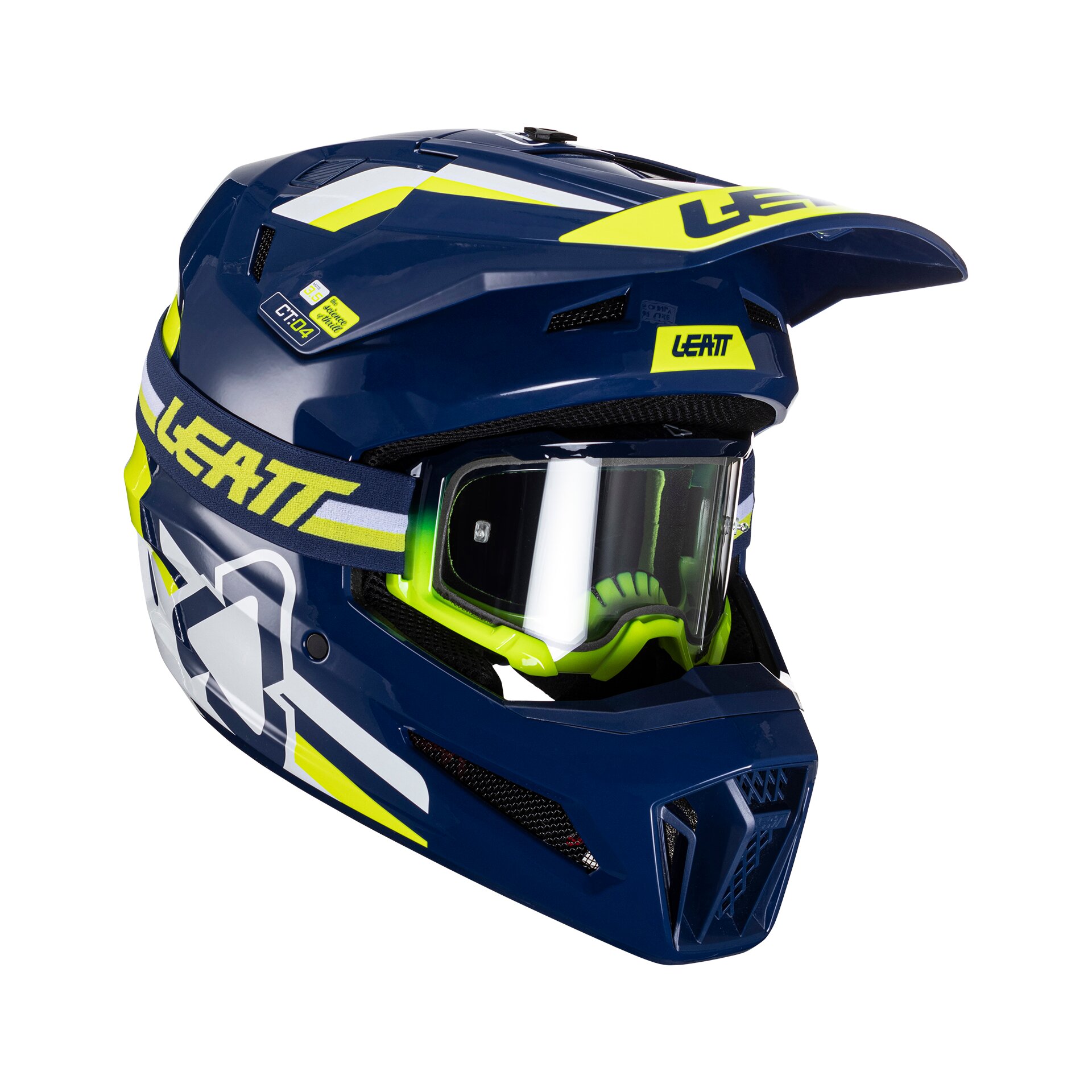 Мотошлем Leatt Moto 3.5 Helmet Kit (Blue, S, 2024 (1024060401))