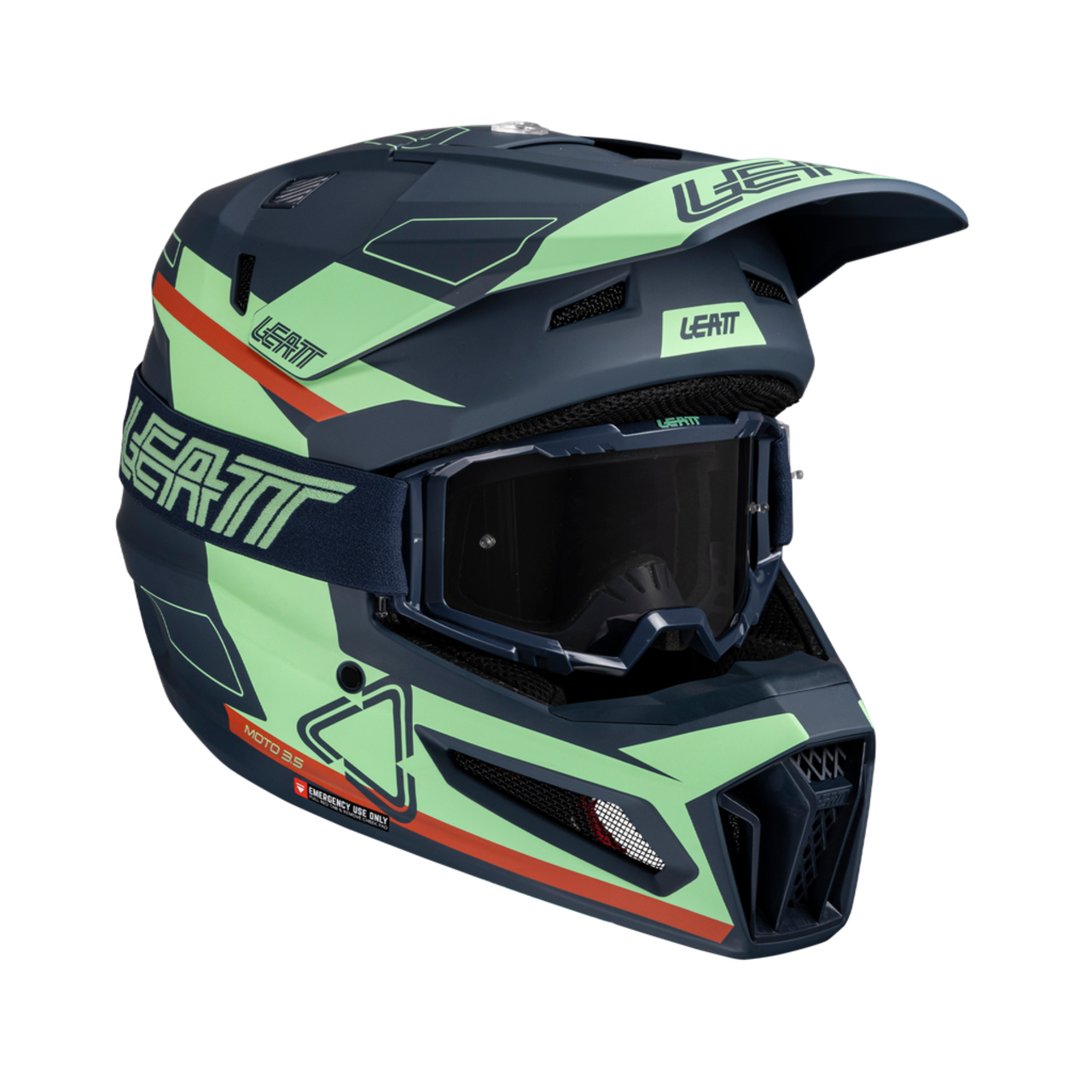 Мотошлем Leatt Moto 3.5 Helmet Kit (Matcha, L, 2025 (1025100443))