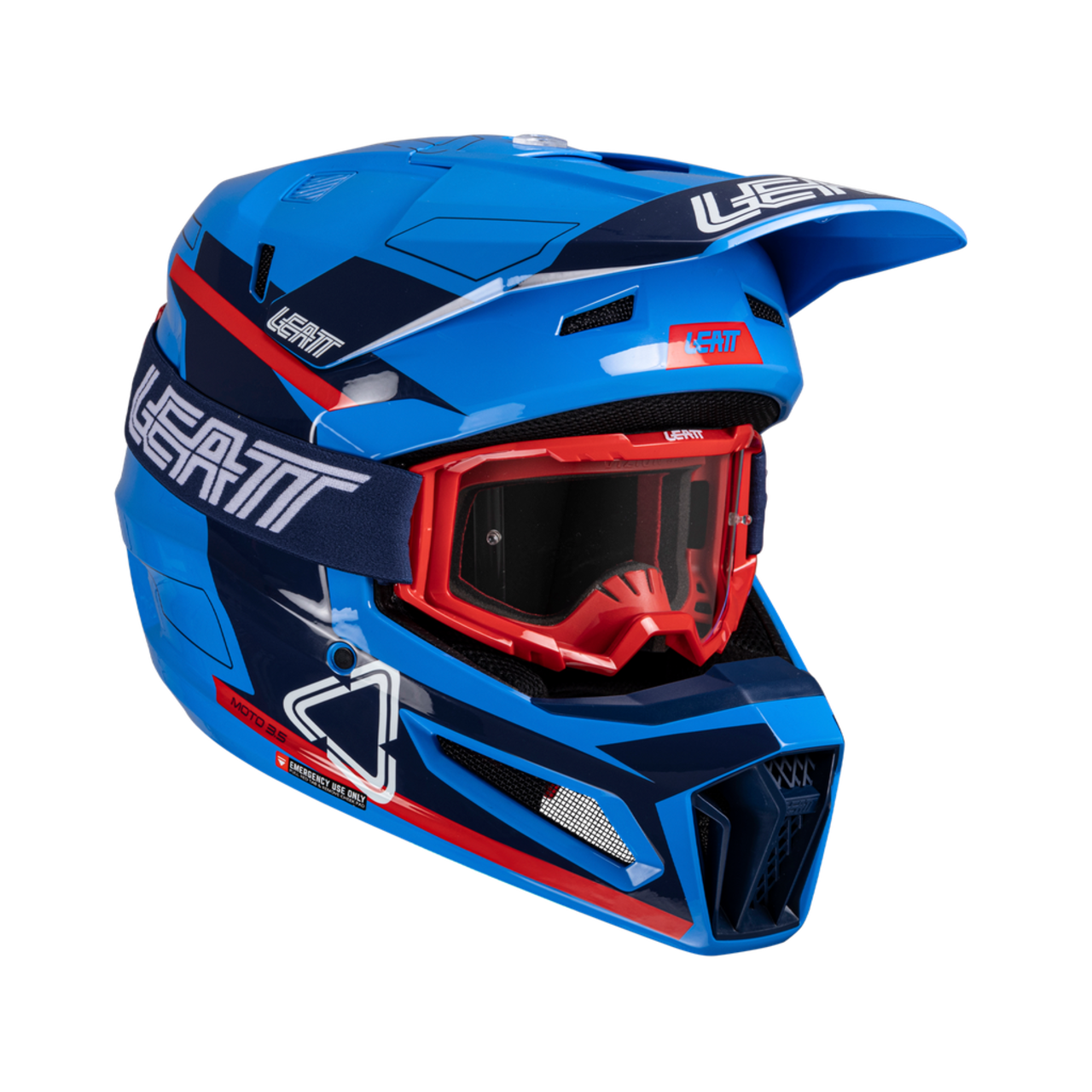 Мотошлем Leatt Moto 3.5 Helmet Kit (Royal, L, 2025 (1025100483))