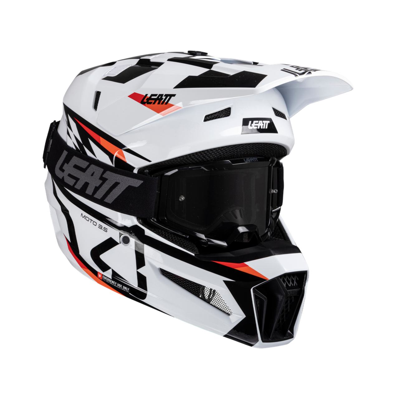 Мотошлем Leatt Moto 3.5 Helmet Kit (White, L, 2025 (1025100543))