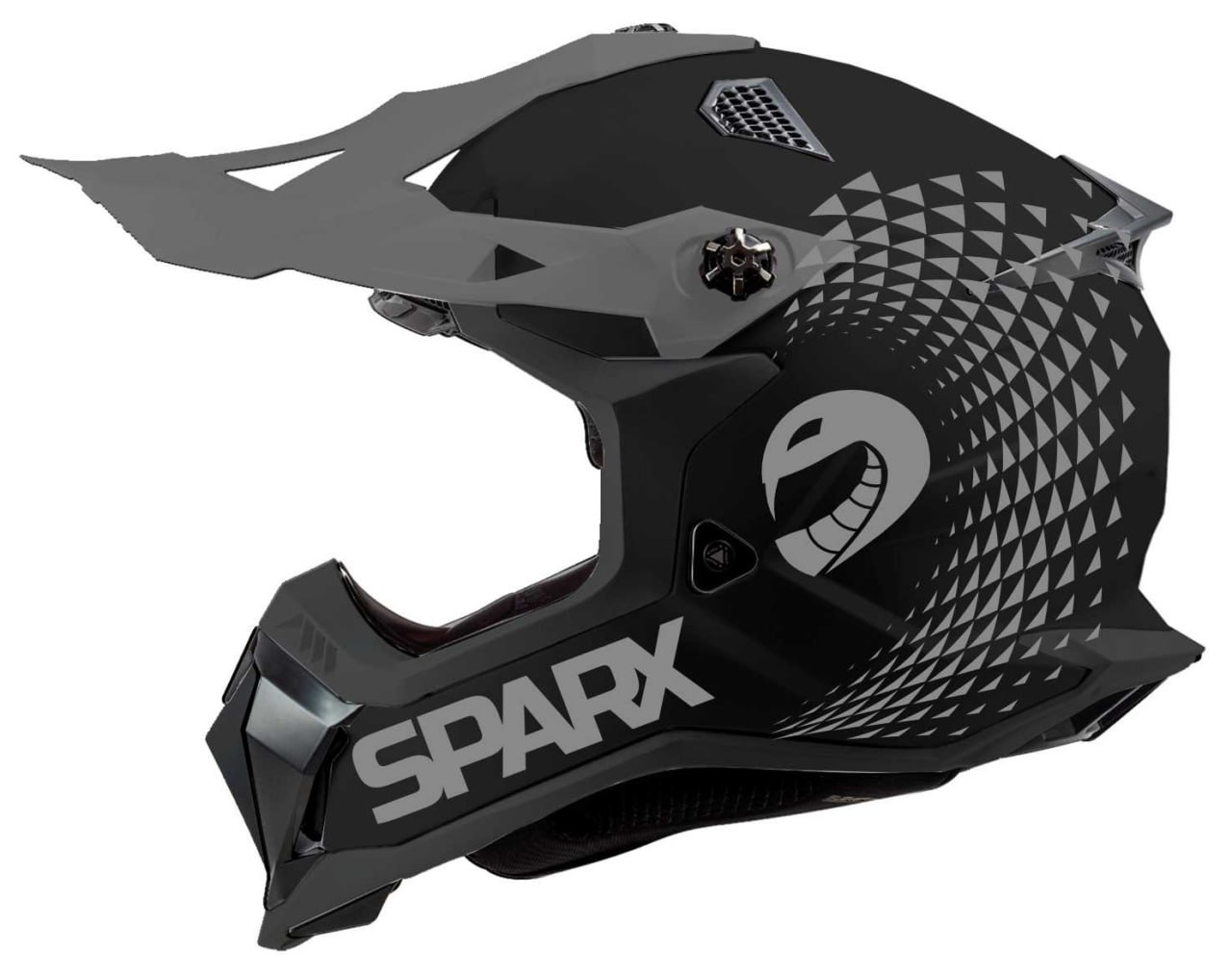 Шлем эндуро SPARX Raptor (JH-601) (черный матовый, XL)