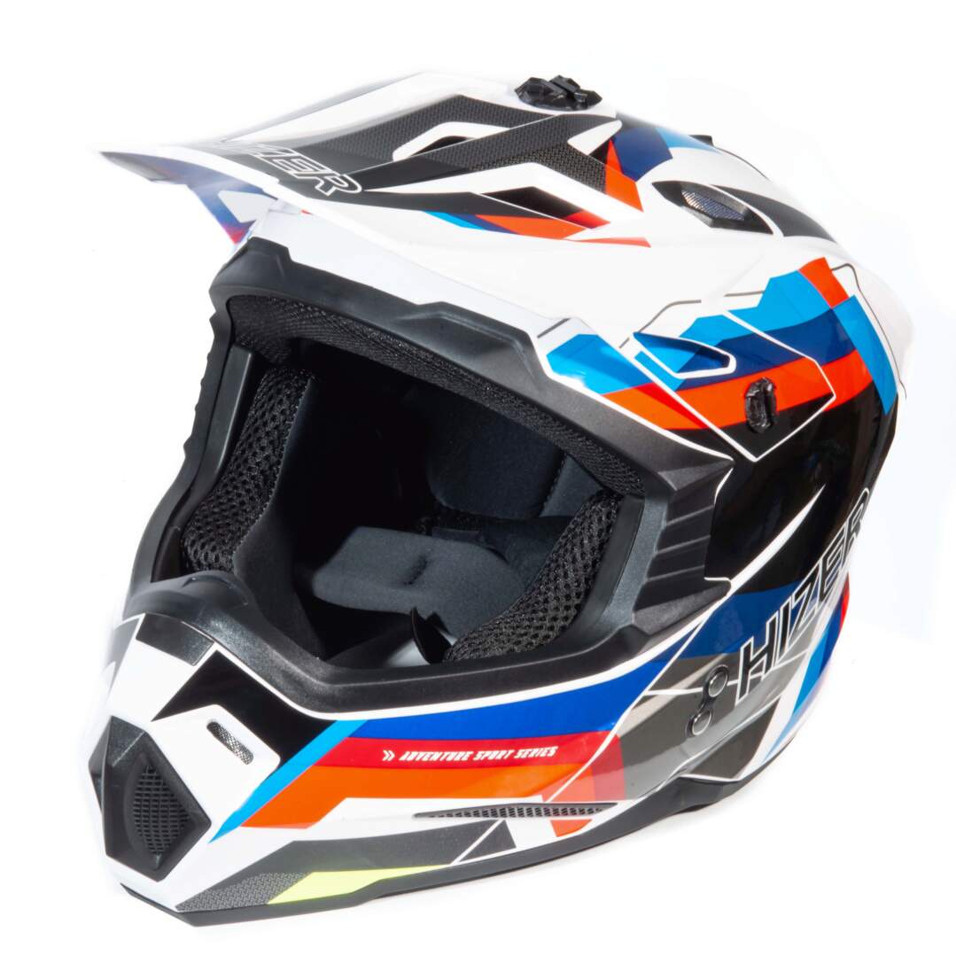 Шлем мото кроссовый HIZER J6801 №8 (M) ADVENTURE