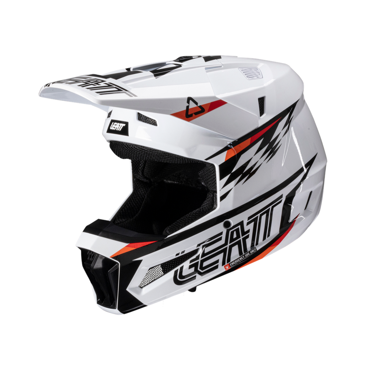 Мотошлем подростковый Leatt Moto 3.5 Helmet Kit (White, M, 2026 (1025450160))