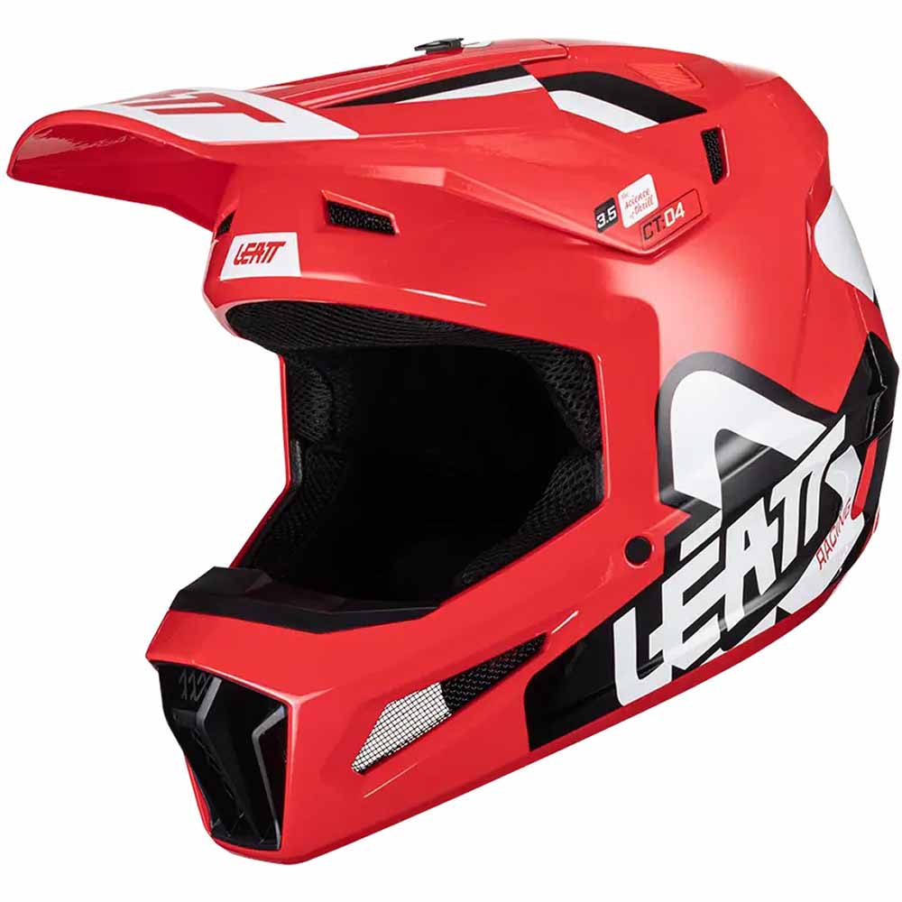 Мотошлем подростковый Leatt Moto 3.5 Junior Helmet (Red, L, 2024 (1024060681))