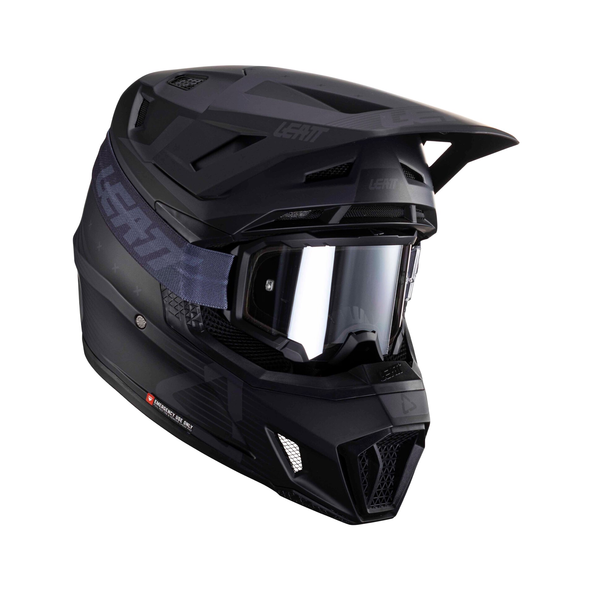 Мотошлем Leatt Moto 7.5 Helmet Kit (Stealth, XL, 2024 (1024060324))