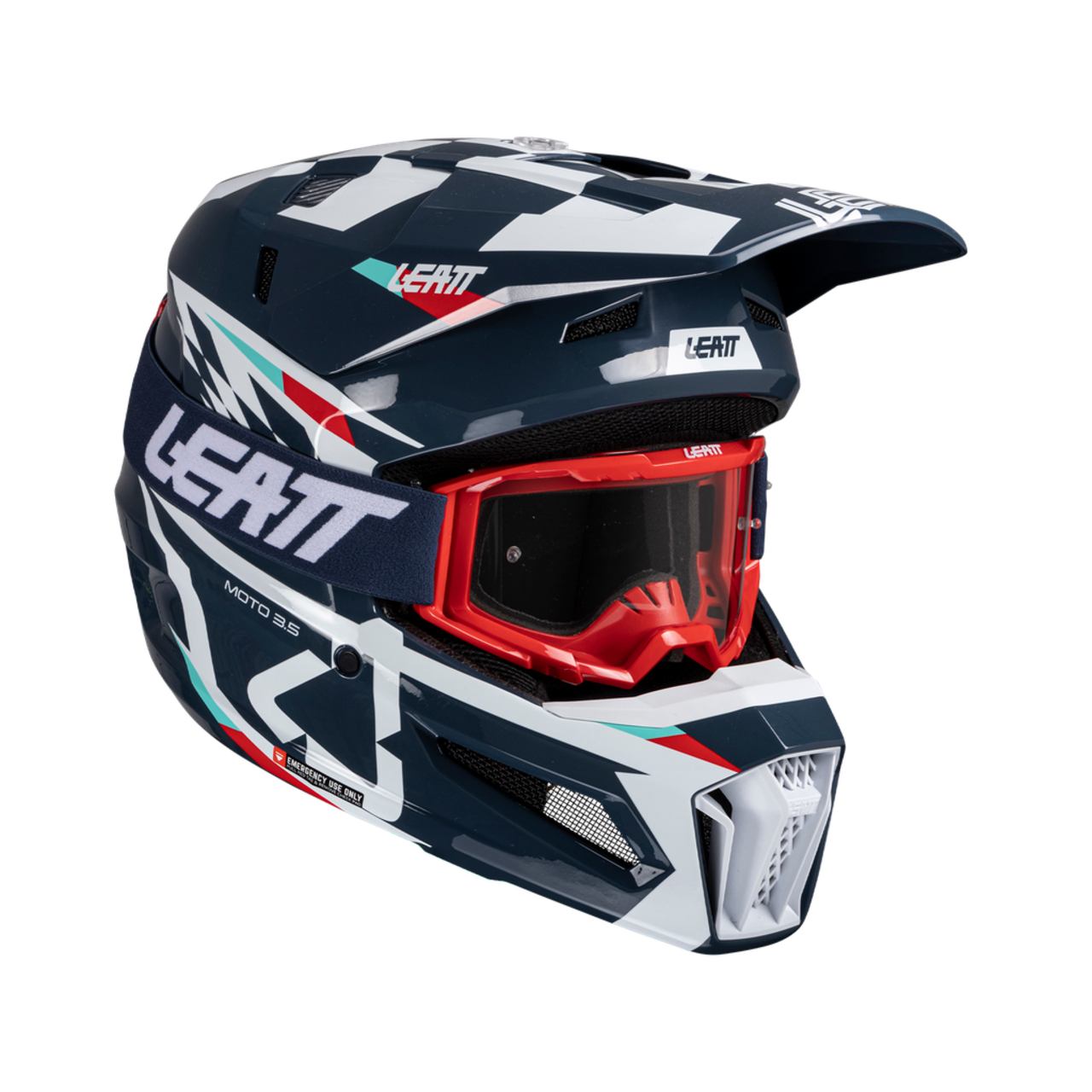 Мотошлем Leatt Moto 3.5 Helmet Kit (Blue, XS, 2025 (1025100420))