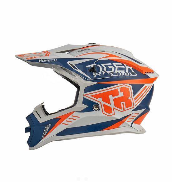 Шлем Kioshi TR кроссовый (H637) (Серый/ синий/ оранжевый, L, 111222-2)