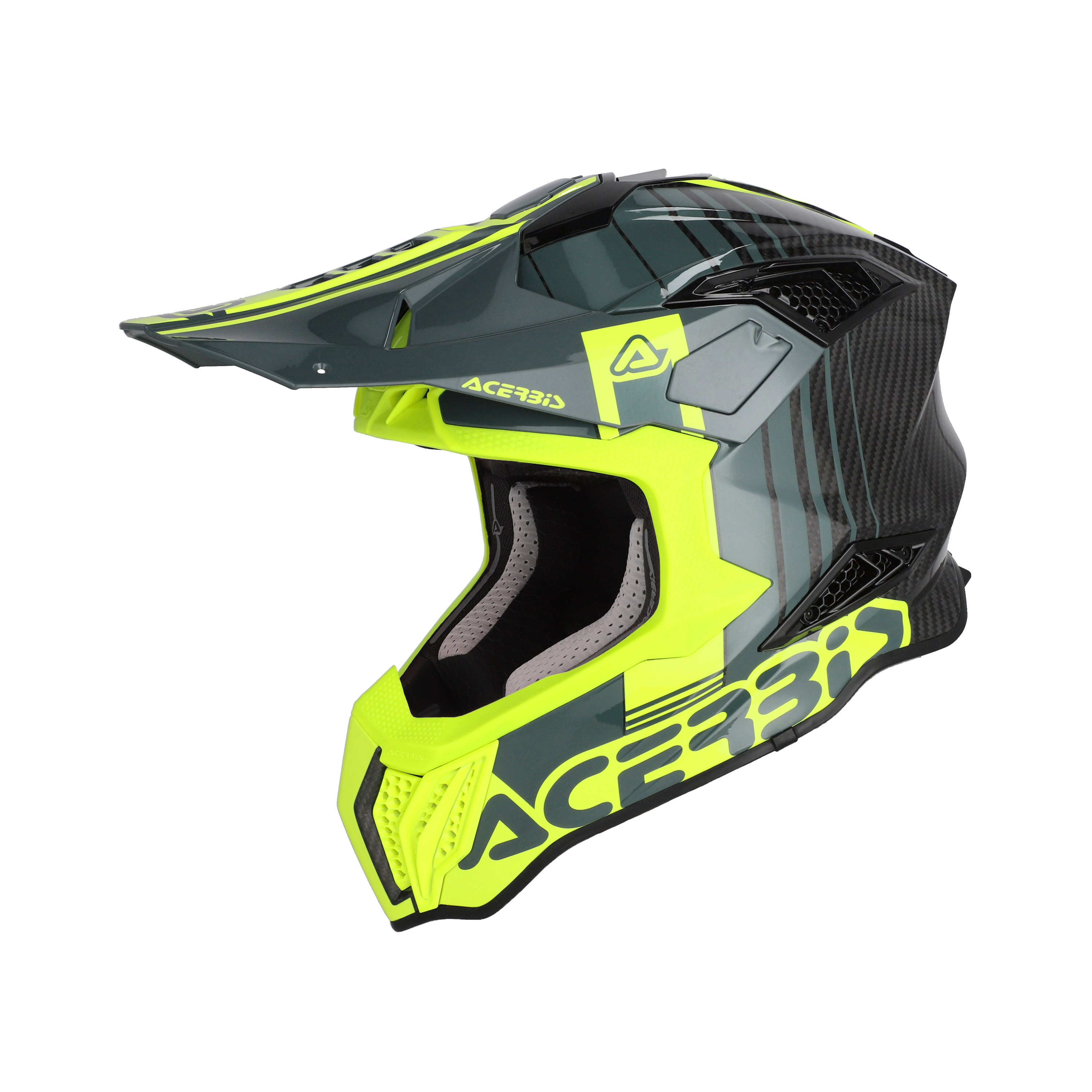 Шлем Acerbis AIRSTRIKE-C Black/Fluo Yellow, M