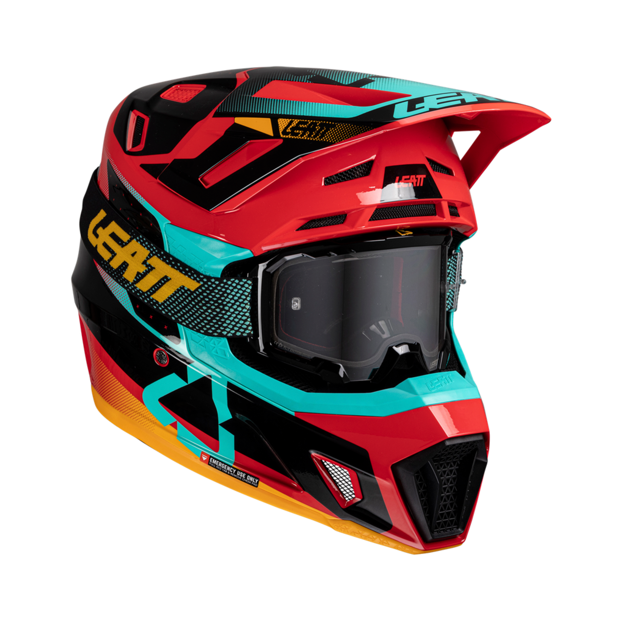 Мотошлем Leatt Moto 7.5 Helmet Kit Red XL