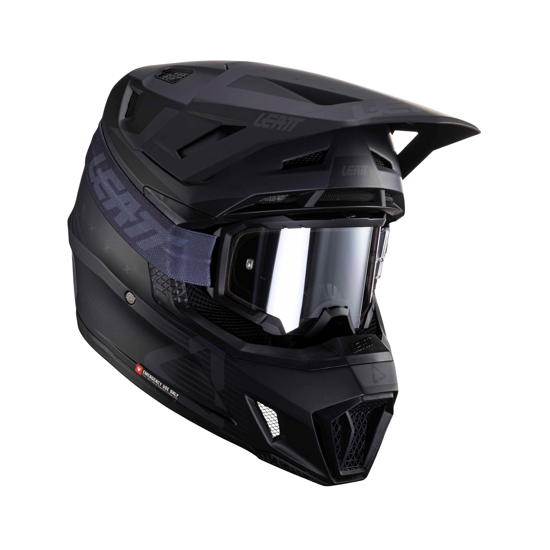 Мотошлем Leatt Moto 7.5 Helmet Kit (Stealth, M, 2024 (1024060322))