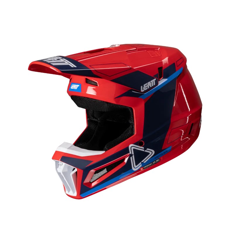 Мотошлем подростковый Leatt Moto 3.5 Helmet Kit (Royal, M, 2025 (1025450140))
