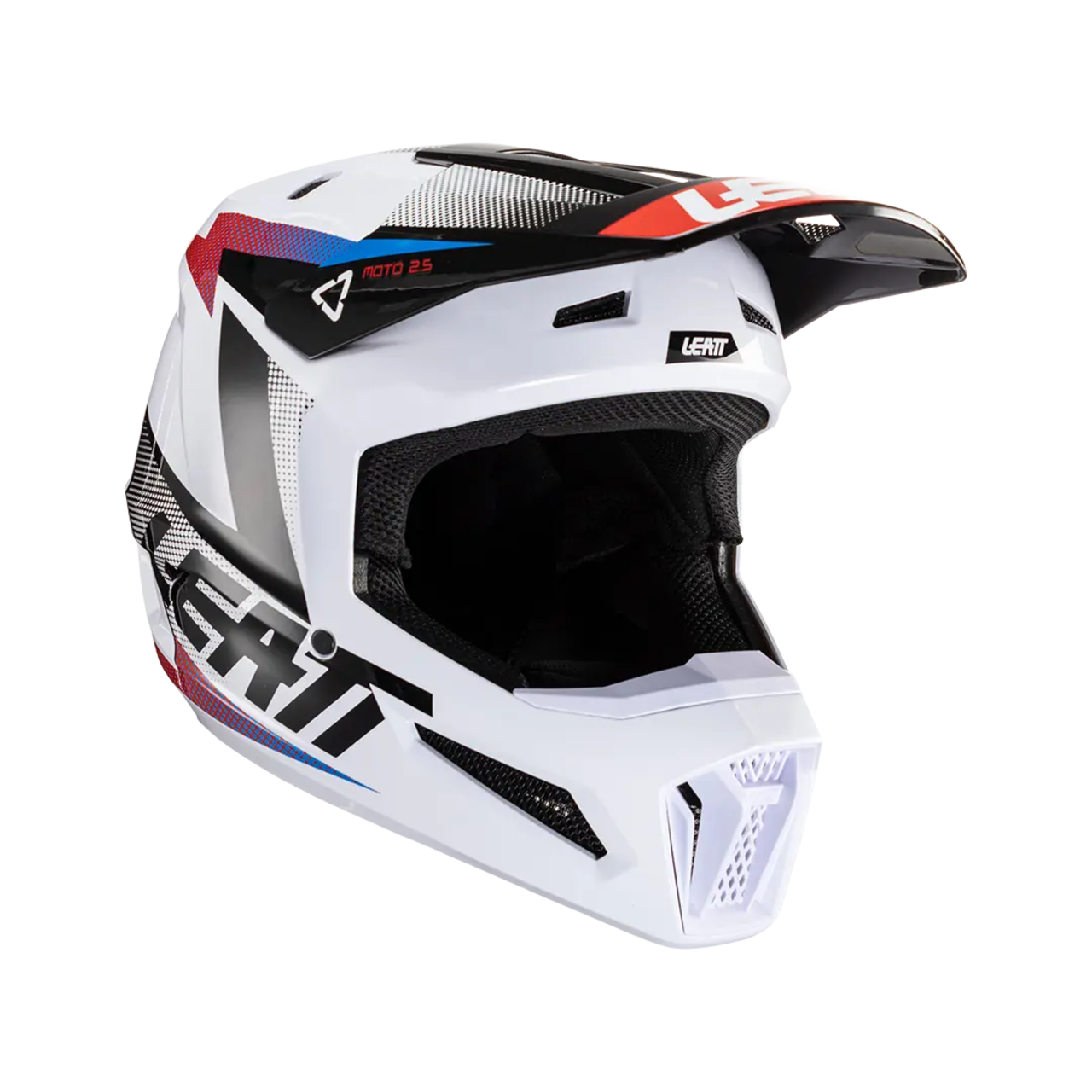 Мотошлем Leatt Moto 2.5 Helmet (Black/White, L, 2024 (1024060483))