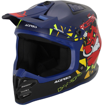 Шлем детский Acerbis PROFILE JUNIOR Blue/Black, L (51-52)