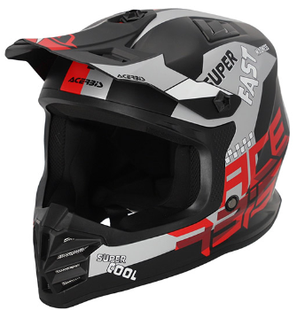 Шлем детский Acerbis PROFILE JUNIOR Black/Red, XL (53-54)