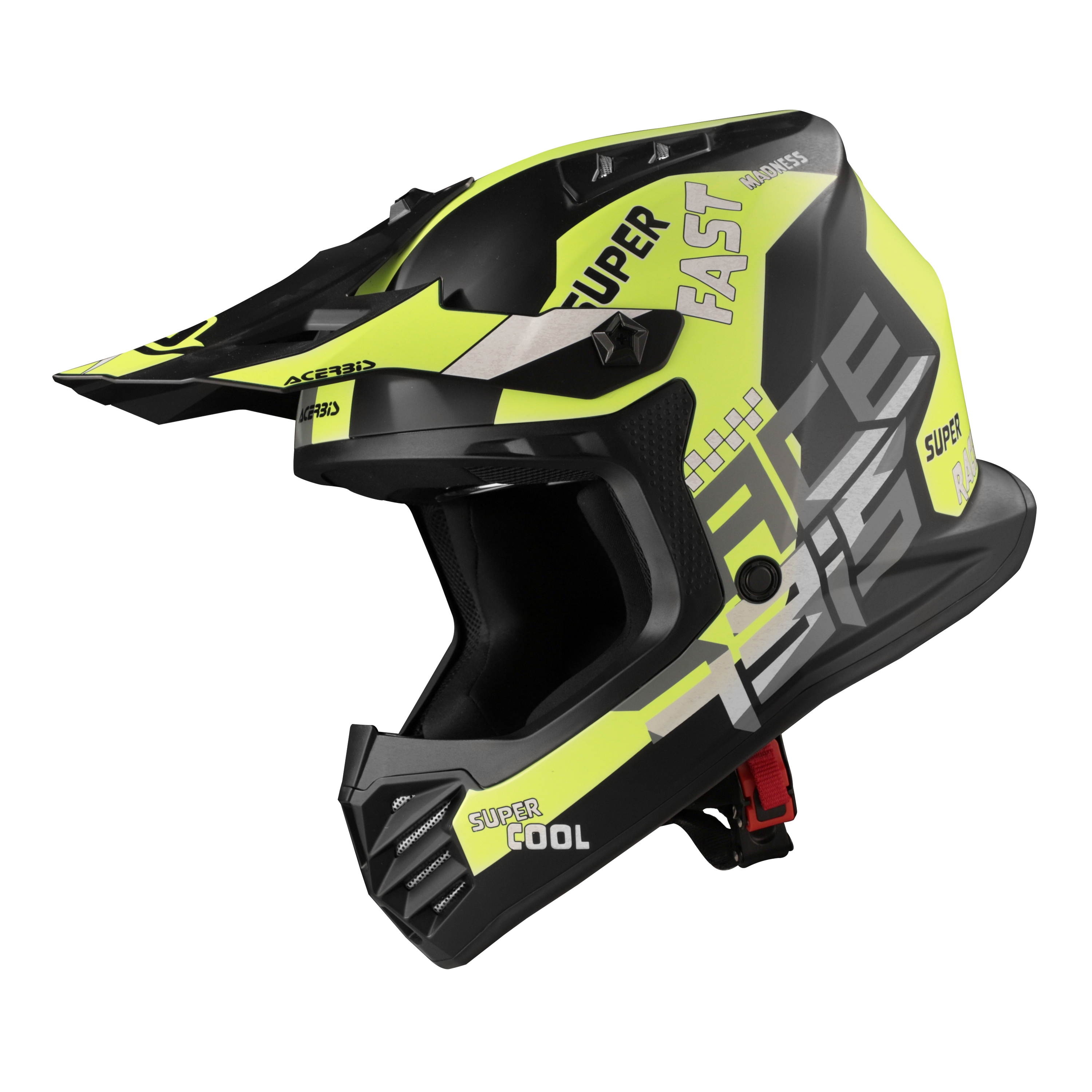 Шлем детский Acerbis PROFILE JUNIOR Black/Yellow-Fluo, XL (53-54)