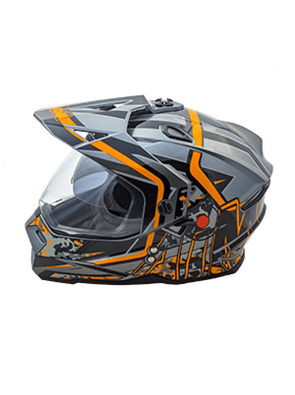 Шлем AiM JK802S Orange/Grey/Black, XL