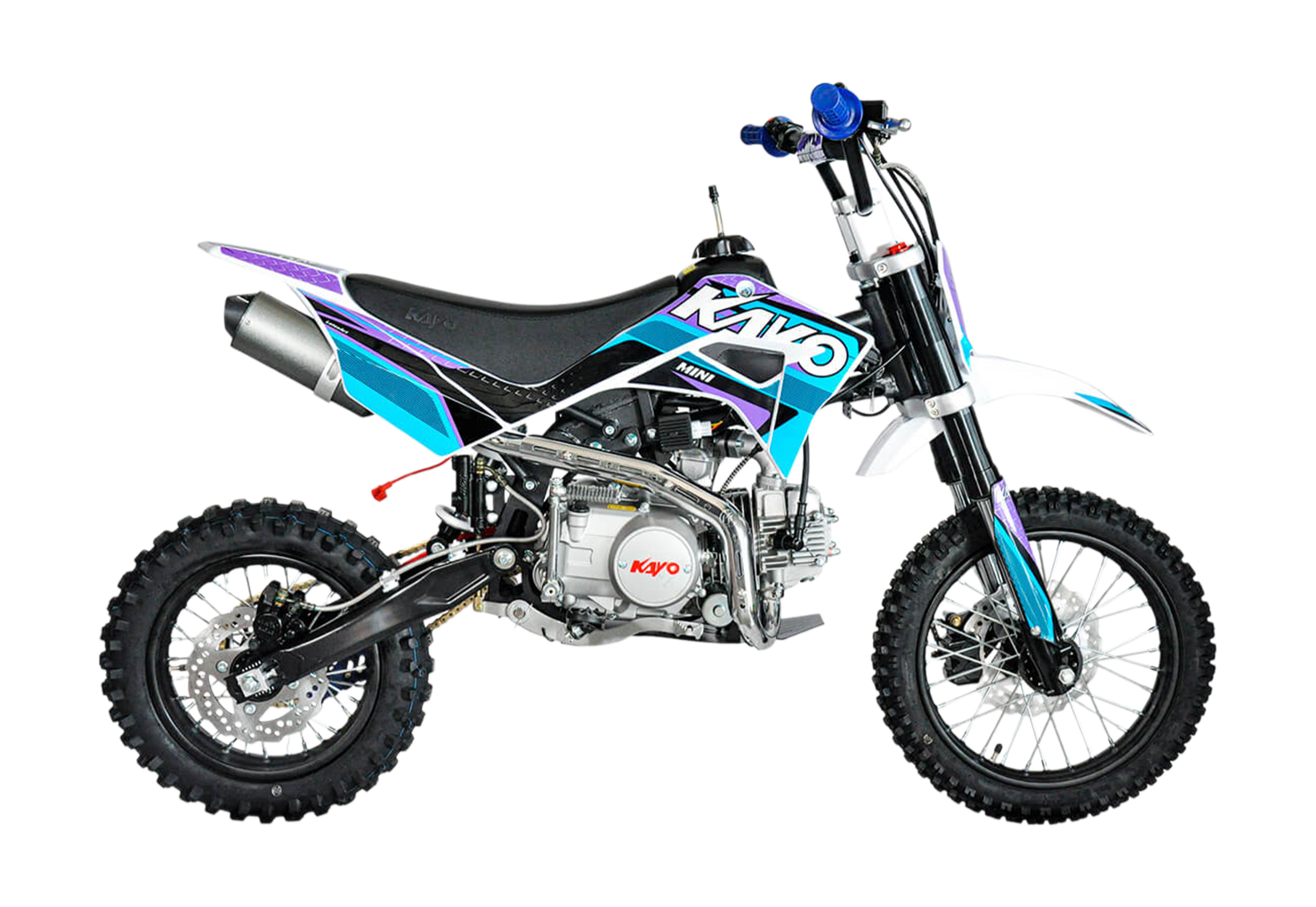 Питбайк KAYO Mini K125EM (механ. сцепл., эл. стартер) (2)