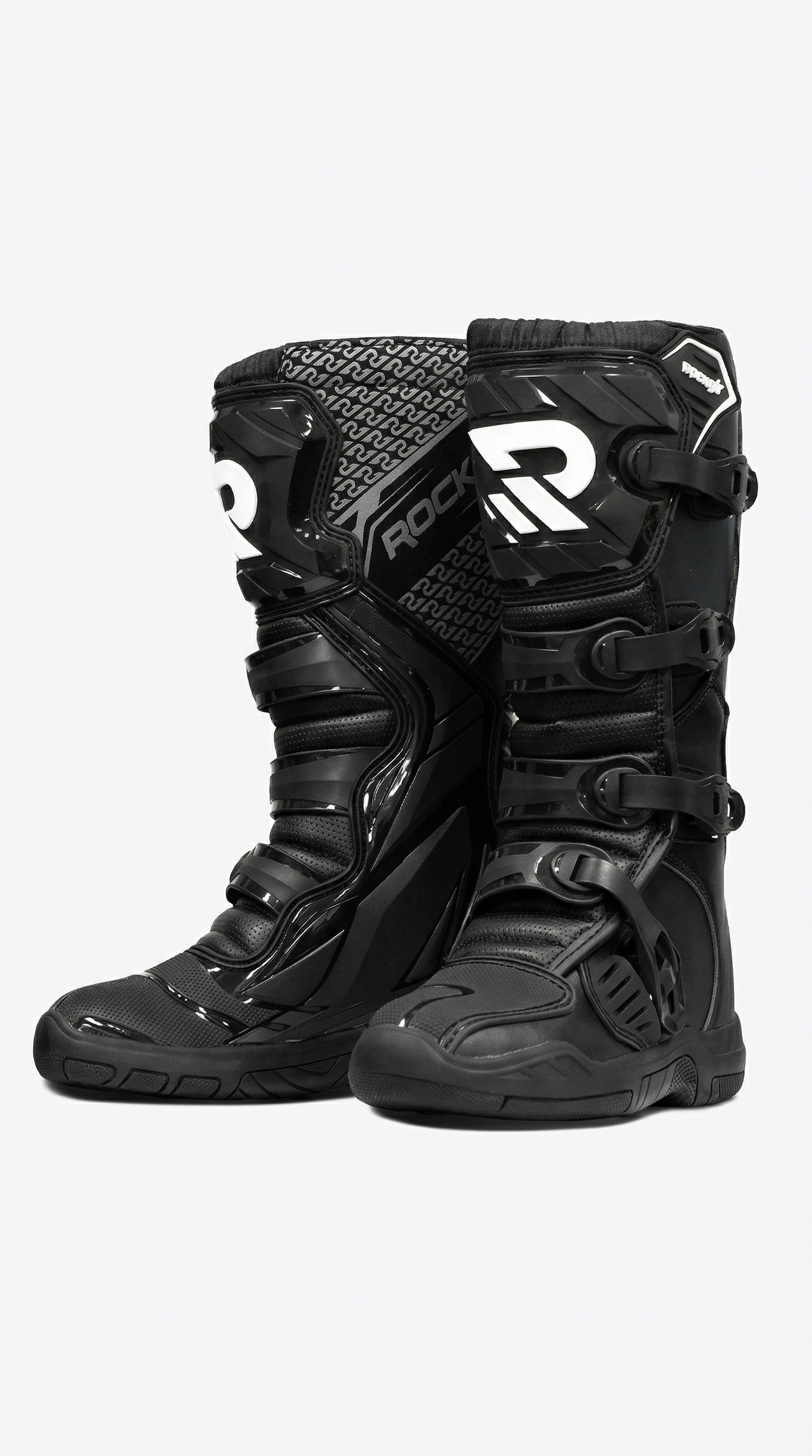 Мотоботы ROCKOT RX9, серый/черный, 39