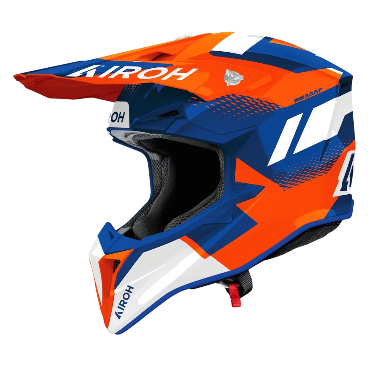 Шлем Airoh WRAAAP VISION Orange/Blue Gloss, M